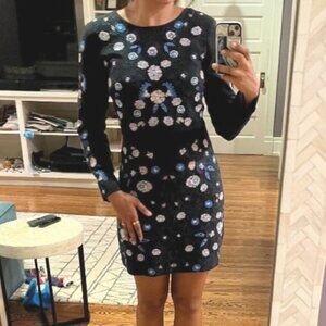 Club Monaco NWT Floral embroidered short dress SZ 8